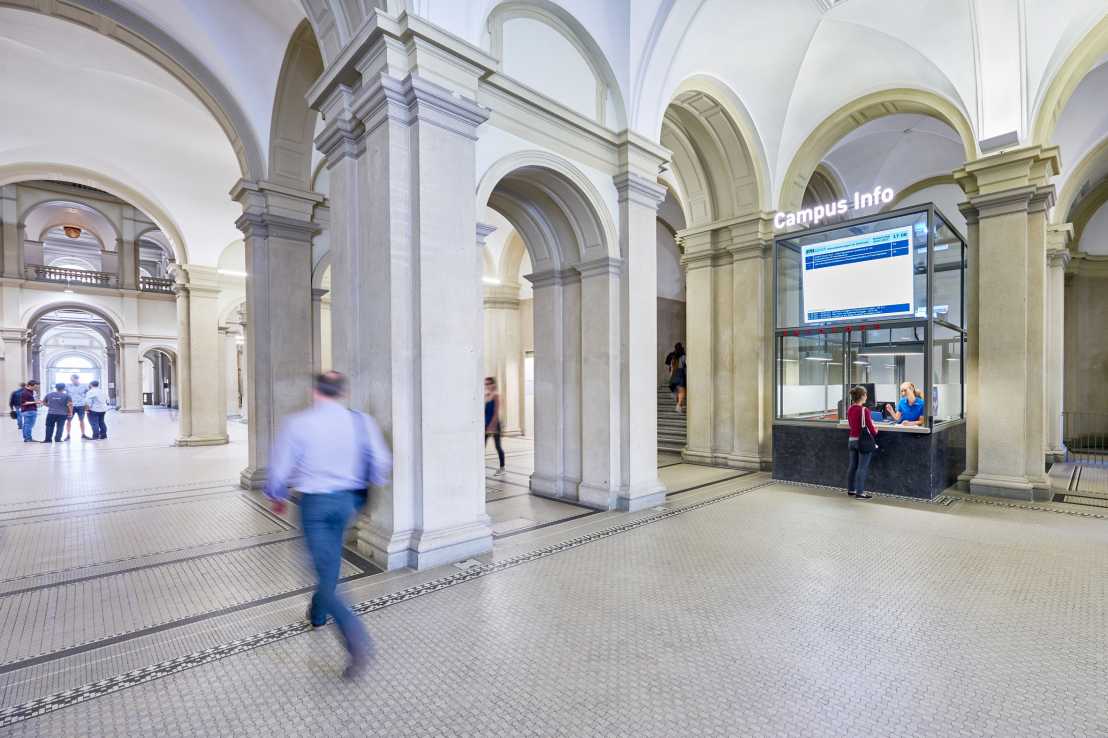 Vergrösserte Ansicht: Campus Services im Hauptgebäude der ETH Zürich