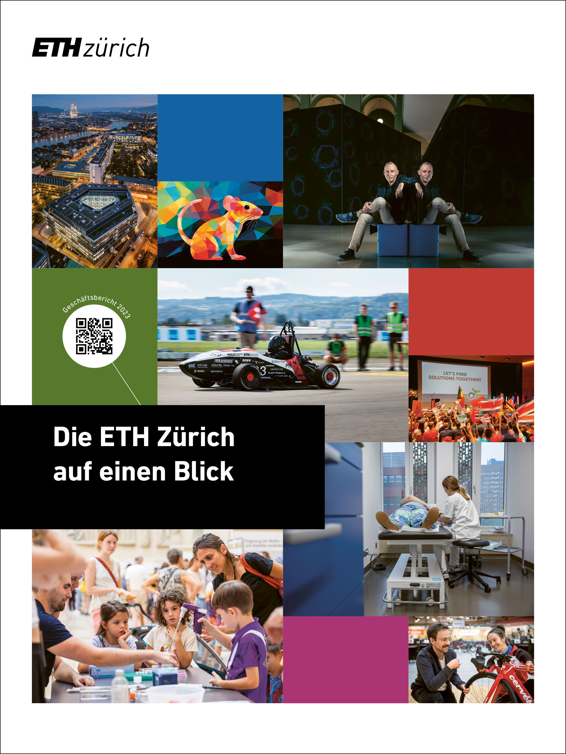 Broschüren-Cover: Die ETH Zürich auf einen Blick