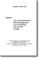 Bulletin 1995 zur schweizerischen Sicherheitspolitik