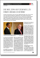 Nr. 134: Die NSS 2014: Auf dem Weg zu einer Obama-Doktrin?