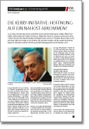 Nr. 144: Die Kerry-Initiative: Hoffnung auf ein Nahost-Abkommen?
