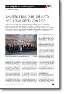 Nr. 4: Baustelle Bündnis: Die Nato nach dem Gipfel von Riga
