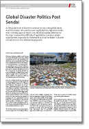 No. 173: Global Disaster Politics Post Sendai