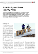 No. 227: Subsidiarity and Swiss Security Policy