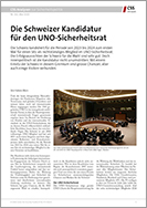 Nr. 262: Die Schweizer Kandidatur für den UNO-Sicherheitsrat