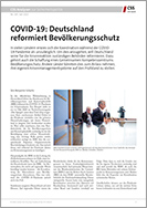 Nr. 287: COVID-19: Deutschland reformiert Bevölkerungsschutz