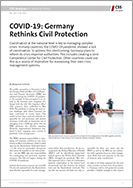 No. 287: COVID-19: Germany Rethinks Civil Protection