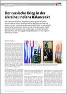 Nr. 305: Der russische Krieg in der Ukraine: Indiens Balanceakt