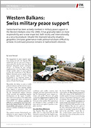 No. 355: Western Balkans: Swiss military peace support