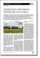 Nr. 120: Atomausstieg und Energieversorgung der Schweiz