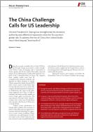 The China Challenge Calls for US Leadership