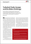 Turbulent Trade: Europe and the Biden Challenge
