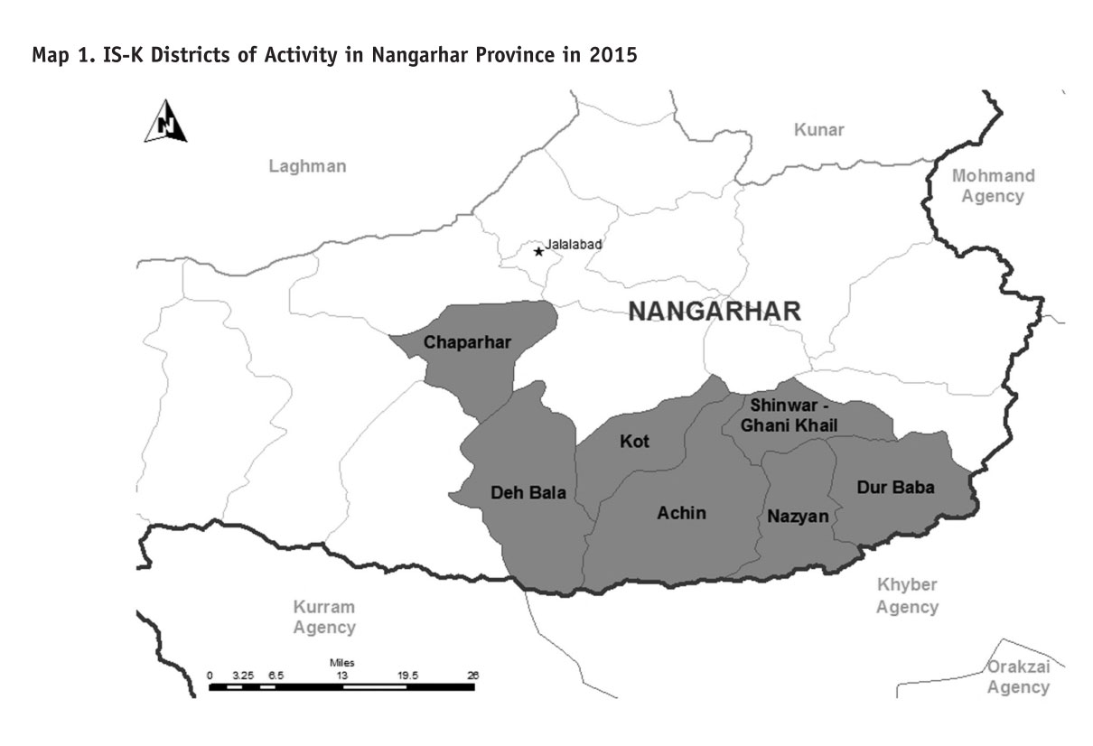 IS-K district activity Nanagahar