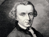 A portrait of Immanuel Kant