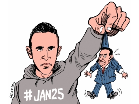 Enlarged view: We are all Khaled Said #Jan25, courtesy of Carlos Latuff