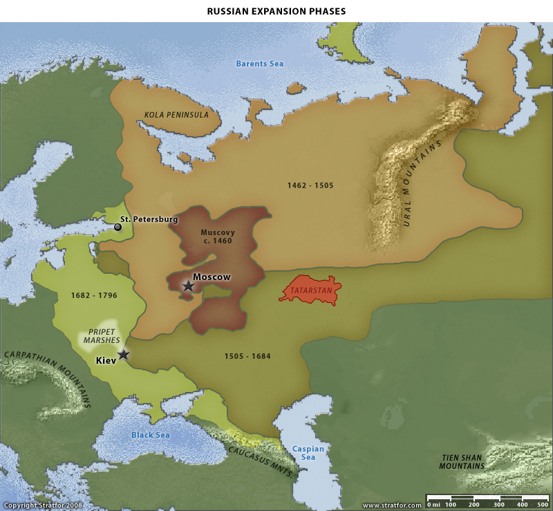 Enlarged view: STRATFOR Geopolitics of Russia Image 2
