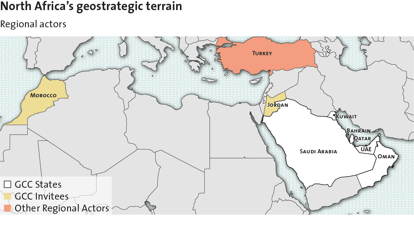 Enlarged view: North Africa's geogstrategic terrain