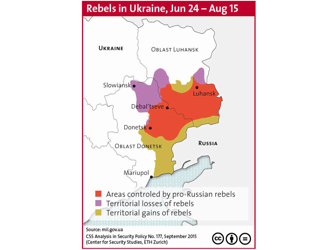 Enlarged view: Figure 2: Rebels in Ukraine, Jun 24 – Aug 15