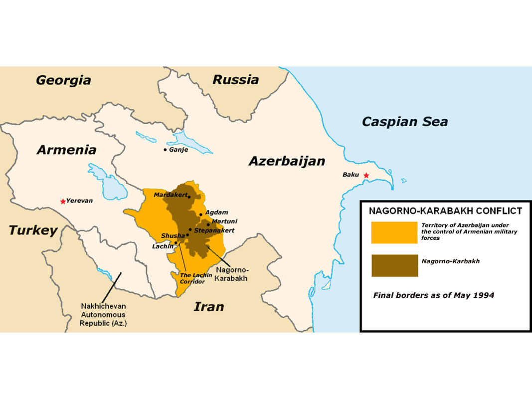 Enlarged view: Nagorno-Karabakh Conflict, courtesy World Bank Figures
