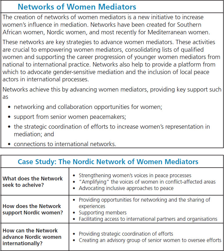 Networks of Women Mediators