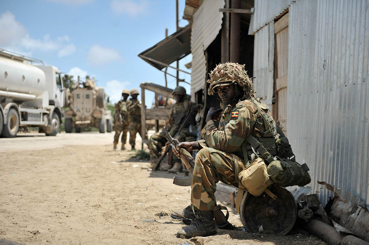 Ugandan soldier serving with AMISOM