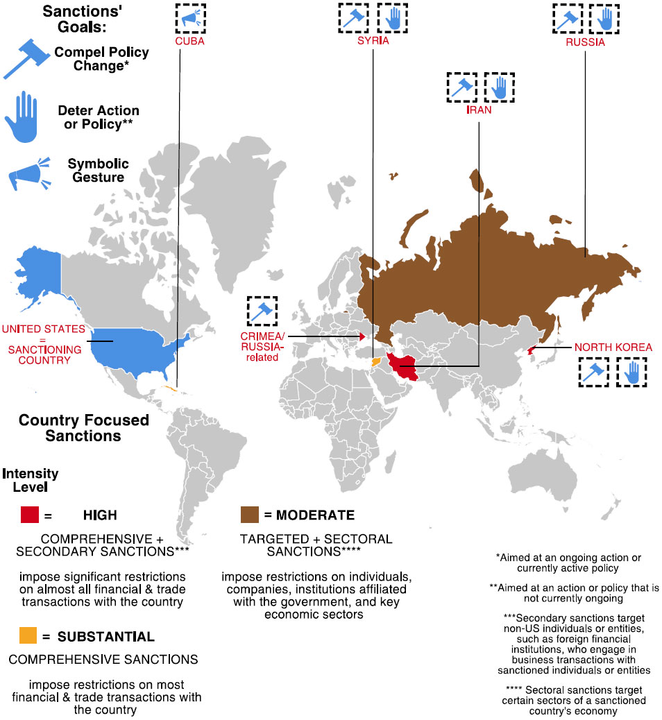 Sanctions map