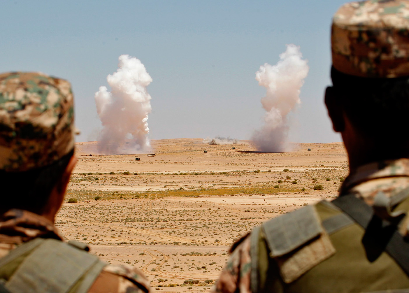 Jordanian soldiers take part in “Eager Lion”
