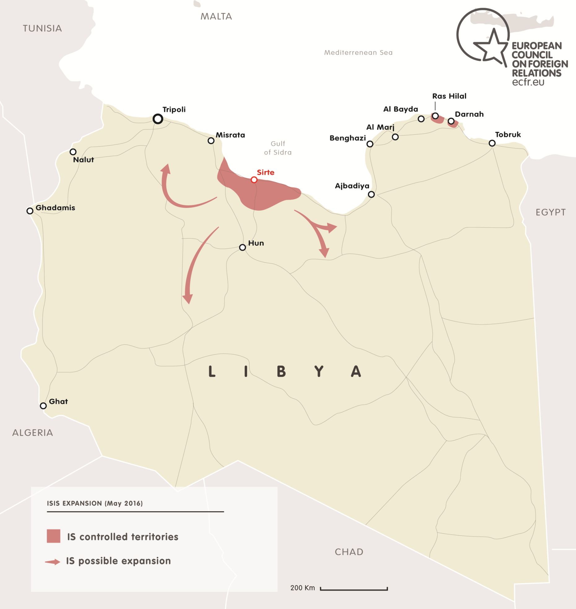 ISIS Expansion (May 2016)