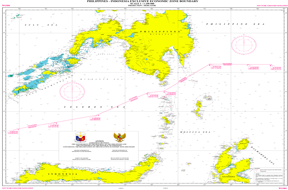 EEZ demarcation between the Philippines and Indonesia