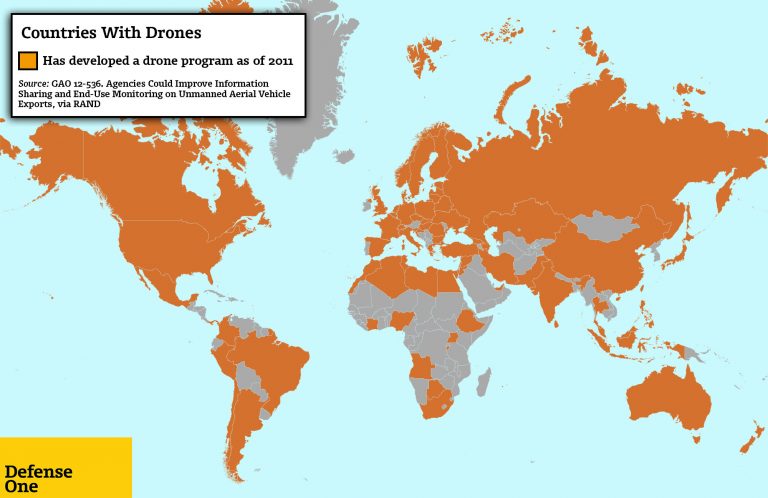 Countries with Drones