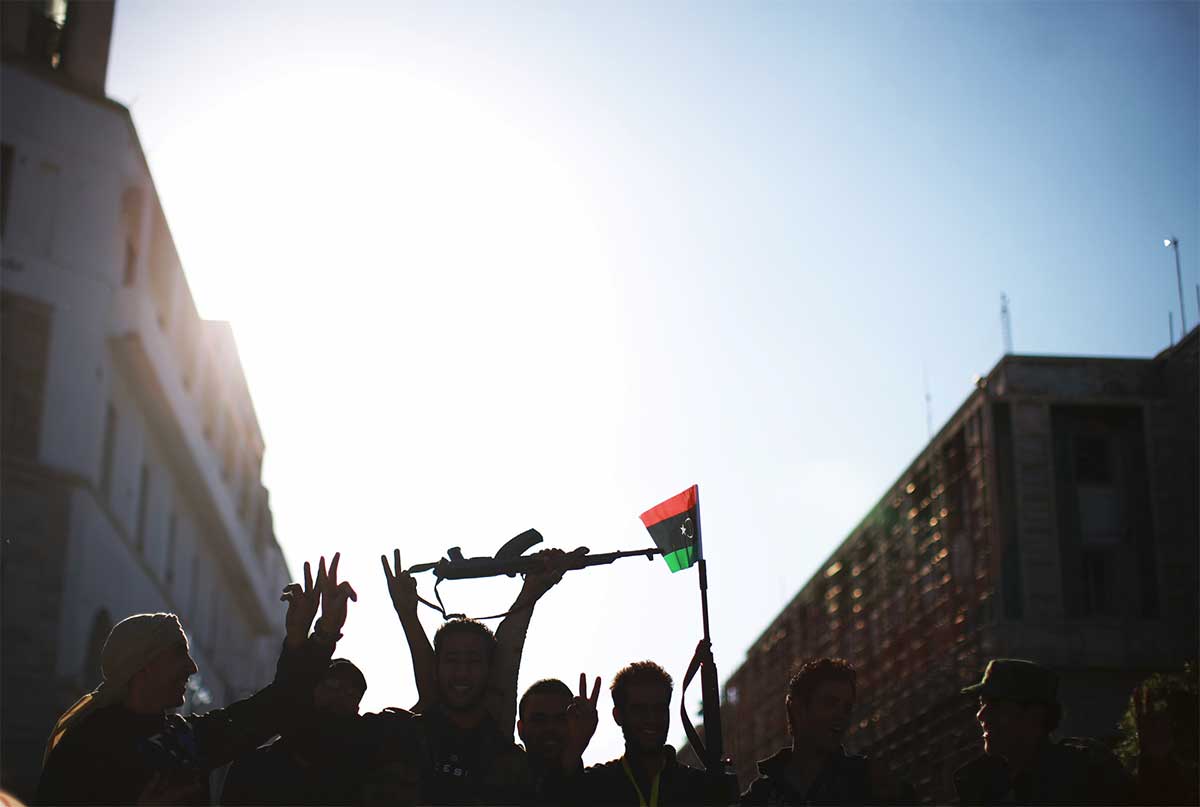 Celebrations in Msallata, Libya