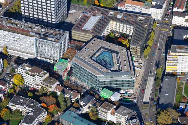 Vergrösserte Ansicht: Luftbild vom Gebäude BSS