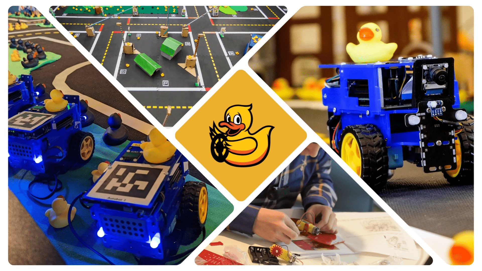 Auto a guida autonoma con Duckietown