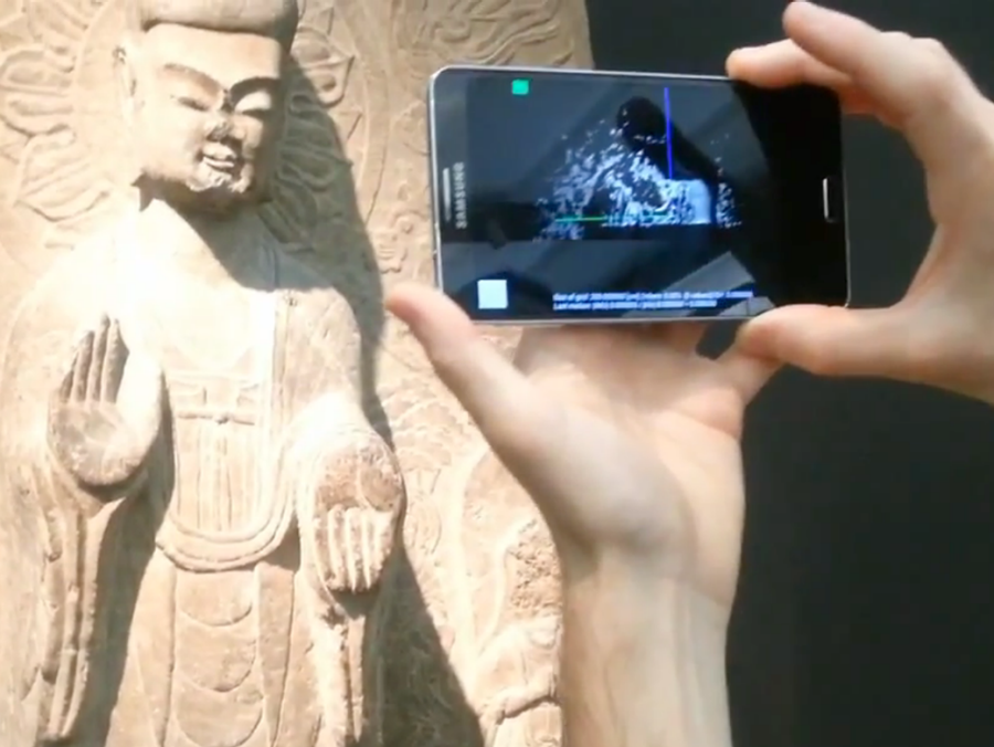 Smartphone mit 3D-Scanner