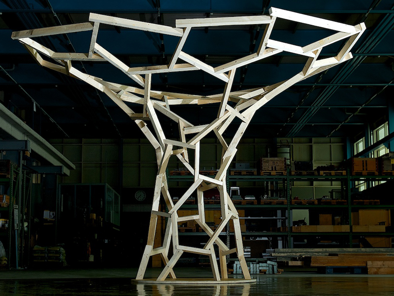 Complex Timber Structure. (Bild: ETH Zürich/ Gramazio Kohler Research)