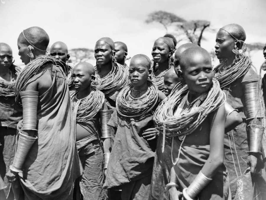 Vergrösserte Ansicht: Massai in Kenia