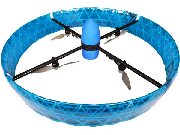 Vergrösserte Ansicht: Drohne mit runden Flügeln