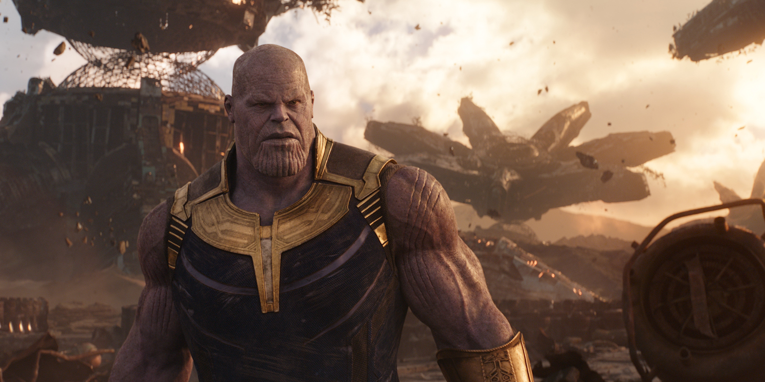Das Gesicht des Bösewichts Thanos aus «Avengers – Infinity War»&nbsp; wurde mit der neuen Technologie der ETH Zürich und Disney Researchs Studios animiert. (Copyright: Marvel Studios 2018)&nbsp;