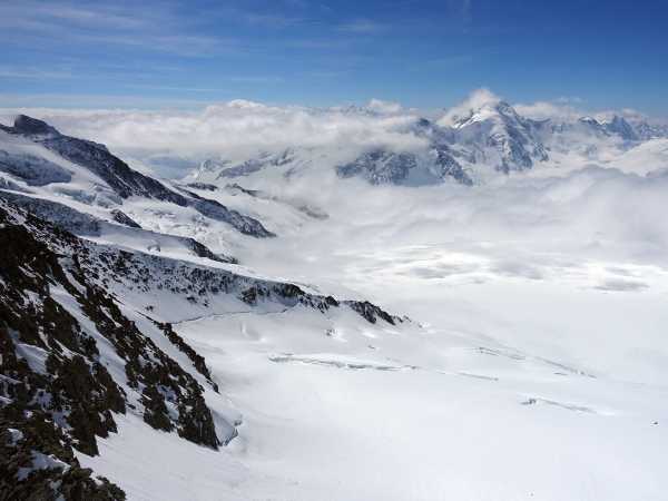 Ewigschneefäld, Jungfraugebiet, Schweizer Alpen. (Bild: P. Rüegg)