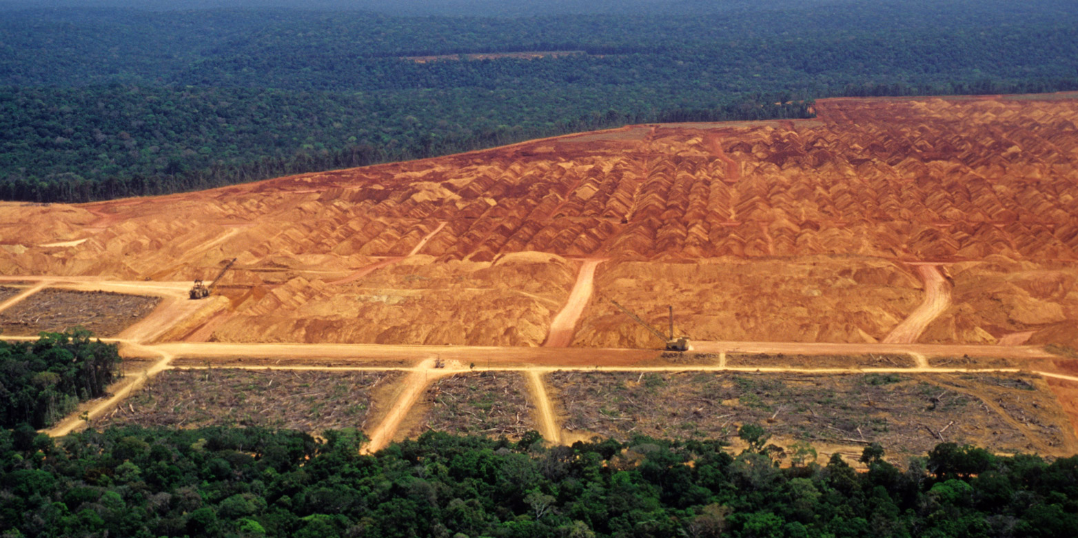 Abholzung des Regenwaldes im Amazonasbecken