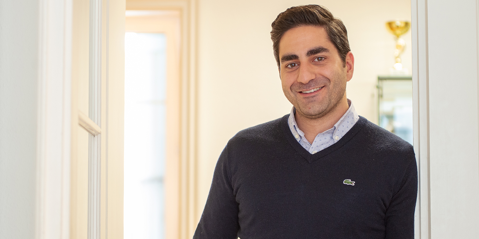 PXL-Vision-Geschäftsführer Karim Nemr ist mit dem bisherigen Geschäftsgang sehr zufrieden. (Bild: Peter Rüegg / ETH Zürich)