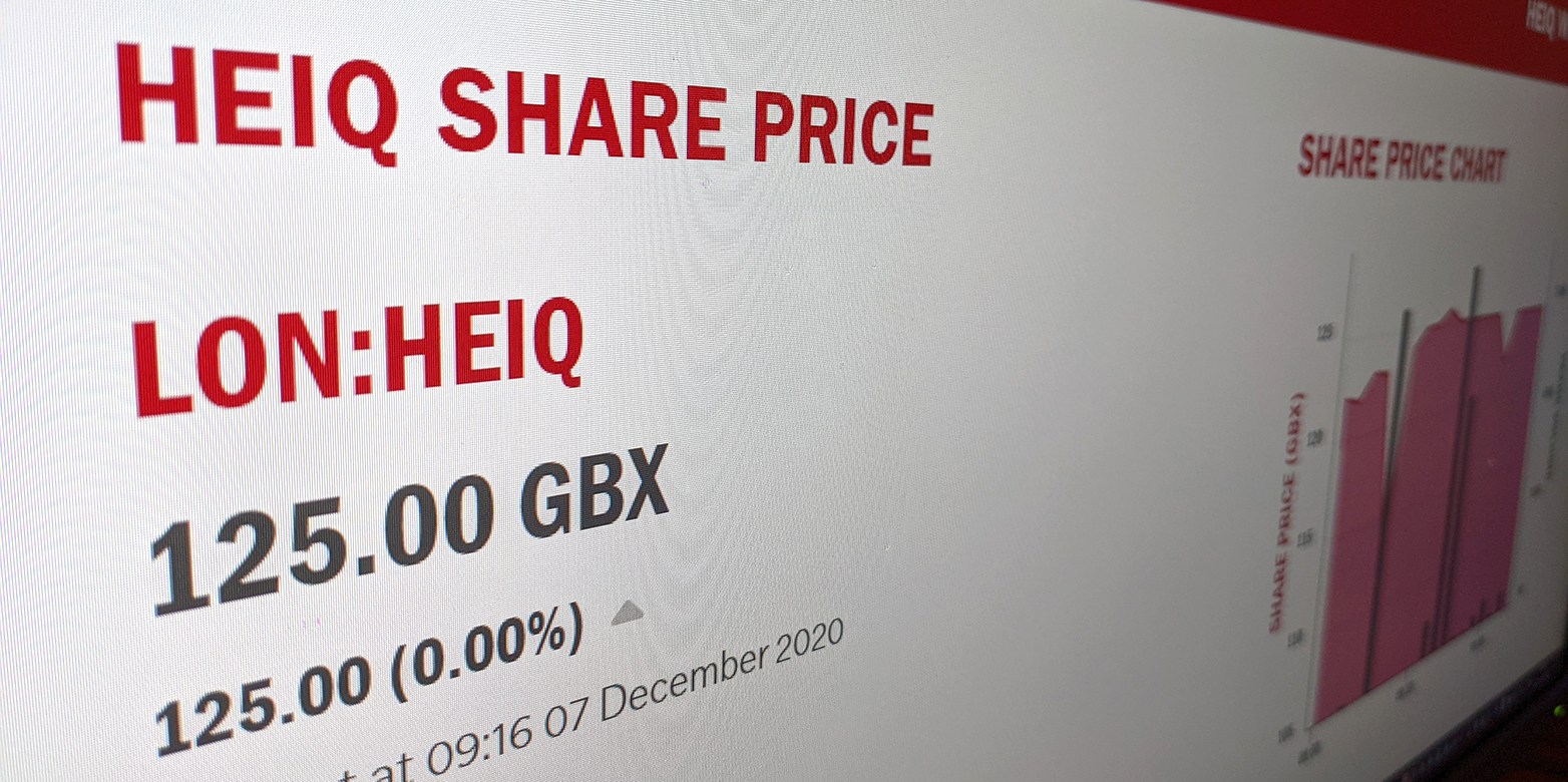 Seit dem 7. Dezember 2020 ist HeiQ an der Londoner Börse notiert