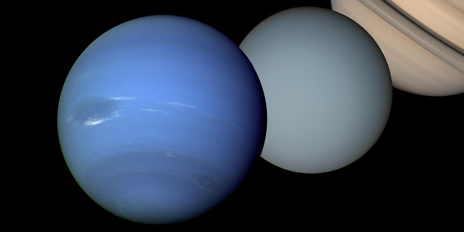 Neptun und Uranus