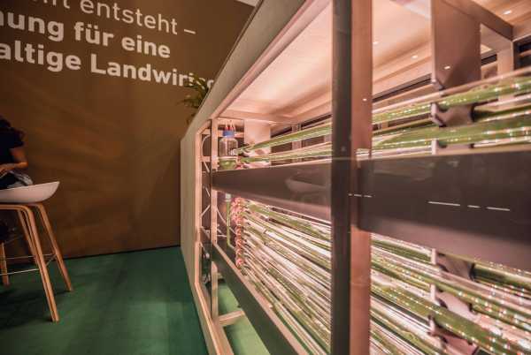 Ein Ausstellungsbereich des Standes der ETH Zürich