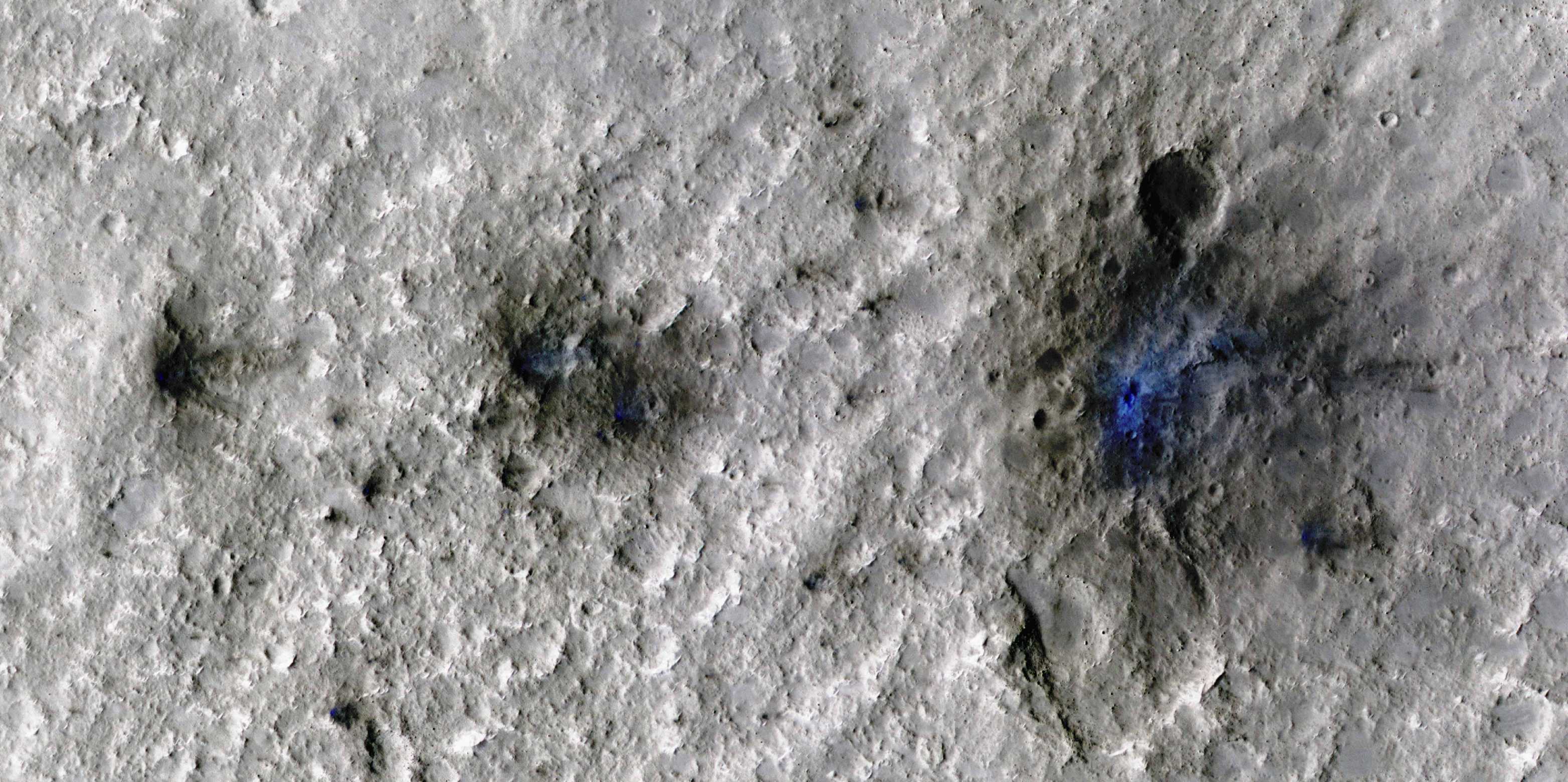 Meteorit auf dem Mars