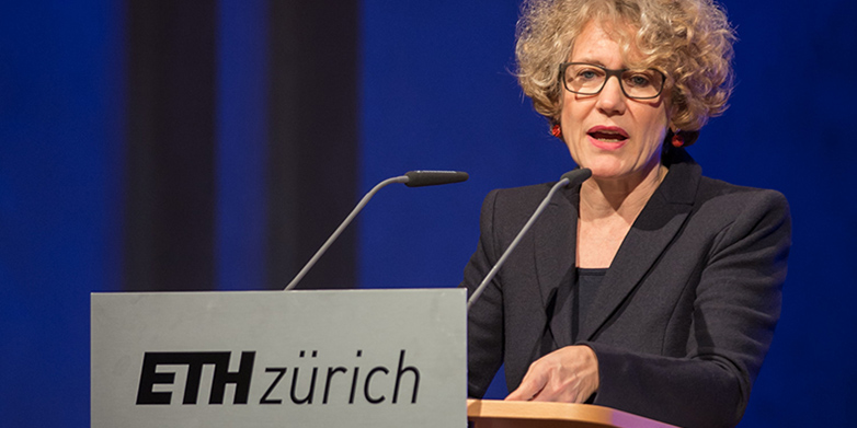 Corine Mauch, Stadtpräsidentin Zürich, am ETH-Tag 2015