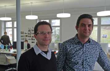 Portrait von Maurice Berrel (links) und Raphael Kräutler, zwei Architekten aus Zürich