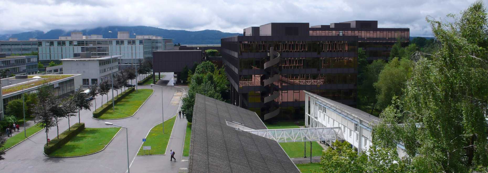 Luftaufnahme Campus der ETH Zürich auf dem Hönggerberg
