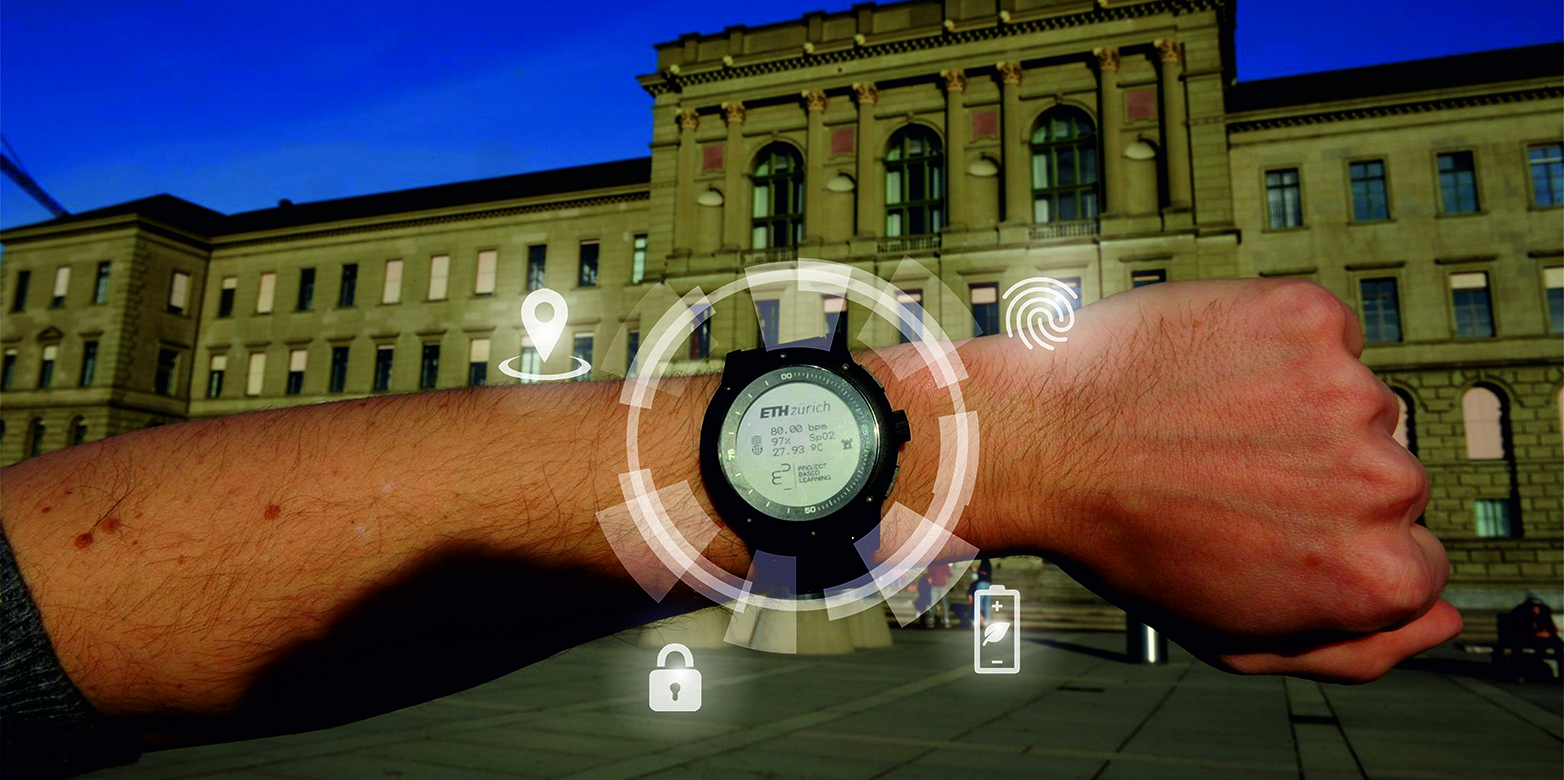 Smart Watch: symbolisiert Kommunikation mit anderen Geräten