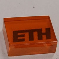 Cäsium-Bromide-Einkristall - durchsichtig, orange